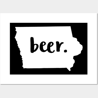 Iowa Local Beer Drinker Shirt  Drink IA Craft Brew Gift Posters and Art